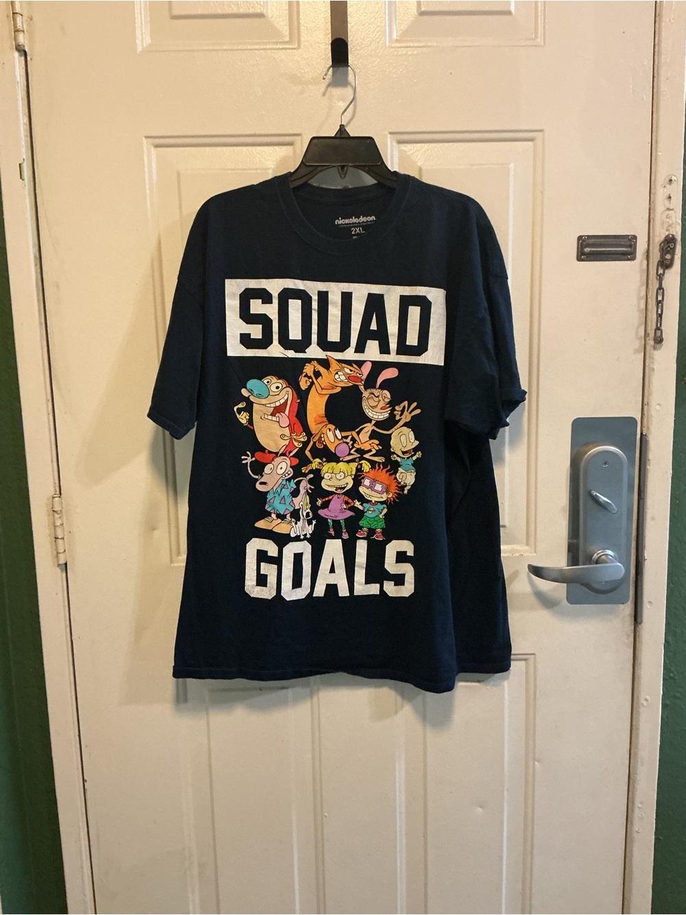 Nickelodeon Navy and White Character Graphic Tee
